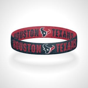 Reversible Houston Texans Bracelet Wristband
